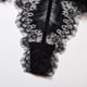 thumbnail image 3 of Conjunto de ropa interior sexy Traje sexy de encaje suave con tirantes cruzados con liga, M, Negro Eigraketly XX000121-03, 3 of 7