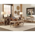 thumbnail image 6 of Alaterre Furniture Rustic Solid Wood End Table with Drawer and Shelf, Driftwood Finish - Accent Furniture with Queen Anne Legs, Natural, 6 of 7