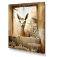 thumbnail image 2 of Designart "Camelids' Opulent Immersion Time" Bathroom Wall Art Living Room, 2 of 7