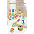 thumbnail image 7 of Classic Children's Bowling Set with Pins and Ball, Indoor Outdoor Sports Garden Game Toy for Kids Develops Hand Eye Coordination Party Activity Toddler Gift, 7 of 7