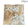 thumbnail image 1 of SharkTRUE 100pcs Red Heart Cocktail Picks Long Fruit Sticks Food Toothpicks Sandwich, 1 of 8