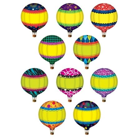 - HOT AIR BALLOONS ACCENTS - 30PK