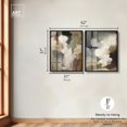 thumbnail image 5 of Muted Tones Harmony Pair Shadowbox Print Boho Wall Decor Set by Art Remedy, Black Frame, 30 x 36, 5 of 6