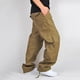 thumbnail image 1 of Pantalones largos para hombre, lisos, multibolsillos, lavados, para exteriores, informales, de algodón puro, 1 of 8