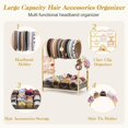 thumbnail image 4 of Organizador de accesorios para el cabello Keebofly, ámbar, acrílico y dorado, 4 of 7