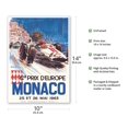 thumbnail image 2 of Monaco Grand Prix Europe (Gd Prix D’Europe) - Formula One F1 - Vintage Car Racing Poster by Michel Beligond c.1963 - Master Art Print 10in x 14in, 2 of 4