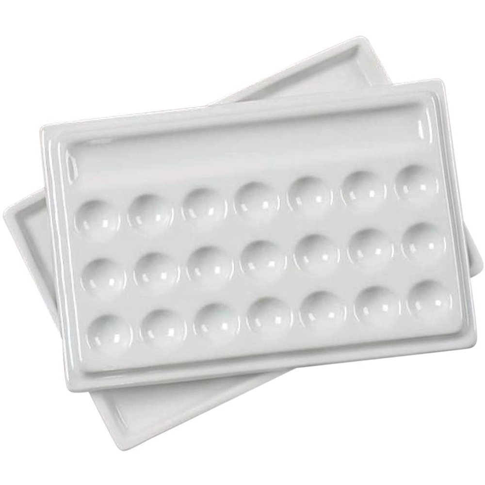 Jack Richeson 22 Well Porcelain Palette With Lid