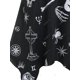 thumbnail image 4 of Vestido de pañuelo impreso de Halloween de Halloween Rosegal Vestidos casuales de talla grande, 4 of 5