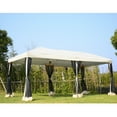 thumbnail image 1 of Outsunny 10'x20' Pop up Canopy with 6 Removable Mesh Sidewalls, 1 of 10