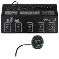 Chauvet DJ Foot C-2 36-Channel DMX Foot Controller MIDI Input Bluetooth Speaker
