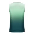 thumbnail image 4 of Bufgaceh Men's Ombre Tank Tops Beach Novelty Gradient Color Sleeveless T Shirts Hawaiian Summer Vacation Workout Tanks Tees, 4 of 4