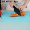 thumbnail image 6 of HAXMNOU Silicone Cutting Board Foldable Reversible Non Slip Cutting Mat Food-Grade BPA Free Safe Kitchen Tools for Camping, Blue, 6 of 8