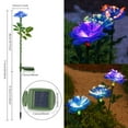 Rose Solar Ground Insert Light Outdoor Spotlights for Yard Ceiling