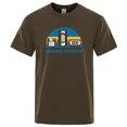 thumbnail image 3 of Camiseta estampada divertida con música sarcástica y texto "Nunca olvides" para hombre, holgada, de gran tamaño, informal, transpirable, de manga corta, 3 of 4