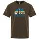 thumbnail image 4 of Camiseta estampada divertida con música sarcástica y texto "Nunca olvides" para hombre, holgada, de gran tamaño, informal, transpirable, de manga corta, 4 of 5