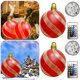 thumbnail image 3 of Inflable Navidad 60cm Fiesta Nuevo Con Brillo PVC (hilo) 2 Uds., 3 of 5