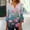 #11_Multicolor, variant on Women Floral Trendy Tops V Neck Button Down Tunic Top 3/4 Sleeve Tees Loose Pleated Shirts Workout Vacation Blouses Outfits Summer 2025