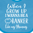 thumbnail image 4 of Inktastic Banker Like Mommy Future Job Boys or Girls Baby Bib, 4 of 4