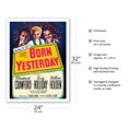 thumbnail image 2 of Born Yesterday - Starring Broderick Crawford Judy Holliday and William Holden - Directed by George Cukor - Vintage Film Movie Poster c.1950 - Bamboo Fine Art 290gsm Paper Print (Unframed) 24x32in, 2 of 4