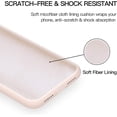 thumbnail image 5 of iPhone 11 Case Liquid Silicone Gel Rubber Slim Phone Case Soft Anti-Scratch Durable Microfiber Lining Full Body Shockproof Protective Smooth Cover for iPhone 11 6.1 Inch 2019, Pink, 5 of 16