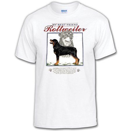 My Best Friend Dog T-Shirt: Rottweiler-Adult (Best Rottweiler Breeders In India)