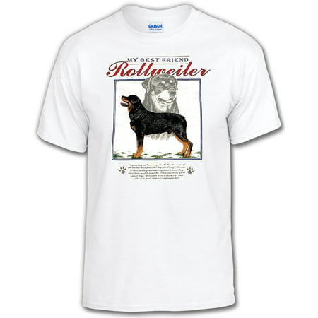 My Best Friend Dog T-Shirt: Rottweiler-Adult (Weezer My Best Friend)