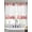 Grey Red, variant on Ocean Coral Sheer Curtains 45 Inch Length 2 Panels Set, Coastal Sea Fish Starfish Coral Summer Red Voile Window Treatment Rod Pocket Small Kitchen Curtains Drapes for Bedroom 52"x45"x2