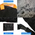 thumbnail image 3 of Yeacher Housse de Vélo pour Rangement Extérieur de Bicyclette Imperméable Résistante à la Neige Anti-UV - Protection Outil de Vélo pour, 3 of 8