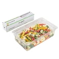 thumbnail image 2 of Restaurantware RW Base 18 Inch x 2000 Feet Cling Wrap 1 Roll Microwavable Cling Film - With Removable Slide-Cutter Clear Plastic Food Wrapping Film Securely Seal And Keep Food Fresh, 2 of 4