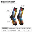 thumbnail image 2 of Balery Easter Eggs Calcetas Largas con Estampado para Hombre y Mujer – Suaves y Transpirables, Talla Única (US 5-11), 2 of 6