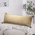 thumbnail image 4 of Yyuenw Memory Foam Body Pillow, Full Large Body Pillows for Adults, Firm & Fluffy Long Bed Pillows for Sleeping Pillowcase + Pillow Core--Zipper Type, 4 of 5