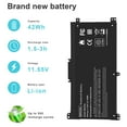 thumbnail image 4 of Battery Compatible For HP Pavilion X360 14-ba 14-ba253cl 14m-ba011dx 14-ba001ns, 4 of 6