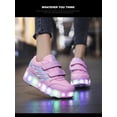 Kids Roller Skates Light up Shoes with Double Wheel Shoes LED USB