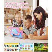Kids Tablet 7 inch pink,Android 12 Children's learning machine,3GB RAM 64GB ROM,128GB Expansion,HD Display,Wifi, Children Tablet with Parent Control