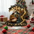 thumbnail image 3 of Yucurem Newborn Flat Christmas Scene Desktop Decoration, 2D Acrylic Tree of Life Ornament, Jesus Nativity Scene for Home Table Top Decor, 3 of 10