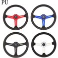 thumbnail image 4 of ORUYROP 14inch Racing Car Steering Wheel Copy Wood Steering Wheel with Black Spoke Classic Steering Wheel Material Environmental Protection (Color : Copy Wood), 4 of 6