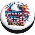 thumbnail image 3 of USA Patriotic Spare Tire Cover United States 250th Anniversary Wheel Protectors Weatherproof Universal Wheel Cover Fit for Rv SUV Travel Trailer Camper Truck, 3 of 10