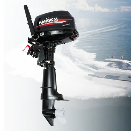 YIYIBYUS 6HP 2-Stroke Outboard Motor Water-cooling Fishing Boat Engine Short Shaft CDI System