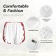 thumbnail image 4 of Balery Winter Christmas Snowflake Pantalones cortos deportivos para mujer con forro y dos bolsillos, elásticos, para entrenamiento, gimnasio, yoga-XX-Large, 4 of 7