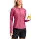 thumbnail image 4 of Craaazy Women Casual Full Zip Jacket, Solid Color Long Sleeve Sun Protection Top, Slim Fit with Thumb Holes and Pockets for Daily Wear Gifts, 4 of 8