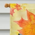 thumbnail image 3 of Black and Tan Dachshund Fall House Flag, 3 of 4