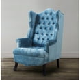 thumbnail image 2 of TOV Furniture Madison Velvet Wing Chair, 2 of 9