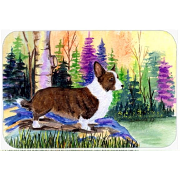 8 x 9.5 in. Corgi Mouse Pad, Hot Pad or Trivet