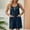Navy, variant on Summer Rompers for Women Jumpsuit Shorts Casual Loose Fit Summer Women's Fashion Sleeveless Crew Neck Wide Leg Buttons Overalls with Pockets S-2XL