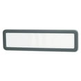 thumbnail image 2 of (5 pack) Universal Recycled Cubicle Nameplate with Rounded Corners, 9 x 2 1/2, Charcoal, 2 of 5