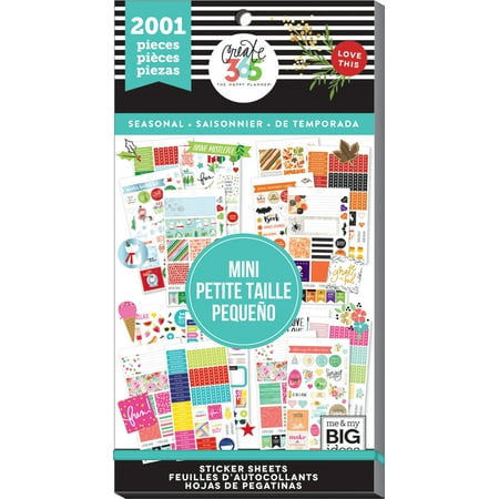 - Happy Planner Sticker Value Pack-Seasonal 2 - Mini, 2001/Pkg