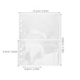 thumbnail image 2 of FOMIYES 30Pcs Clear Plastic Page Protectors Double Side Card Storage Binder Sheets, 2 of 8