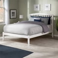 thumbnail image 1 of Richmond Full Solid Wood Platform Bed in White, 1 of 6