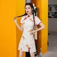 thumbnail image 1 of Vestido chino Vintage para mujer, dragón antiguo de Shanghai y Fénix, Qipao elegante, cosplay de Halloween, cuello Cheongsam, Sexy, 1 of 5