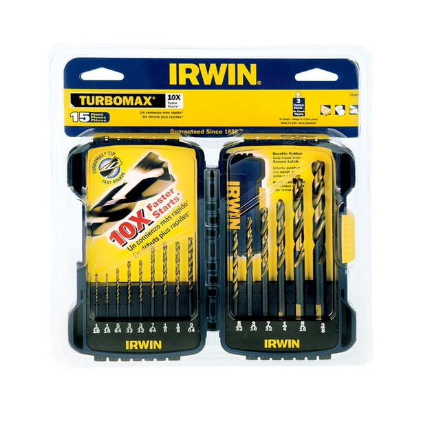 Irwin Turbomax Multi Size Dia. x Multiple L High Speed Steel Drill Bit